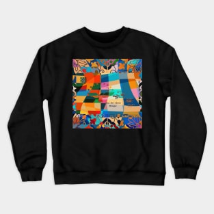 Azores in abstract Crewneck Sweatshirt